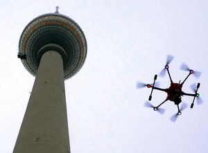 Deutsche Funkturm and Droniq use drone to digitally scan Berlin's Television Tower